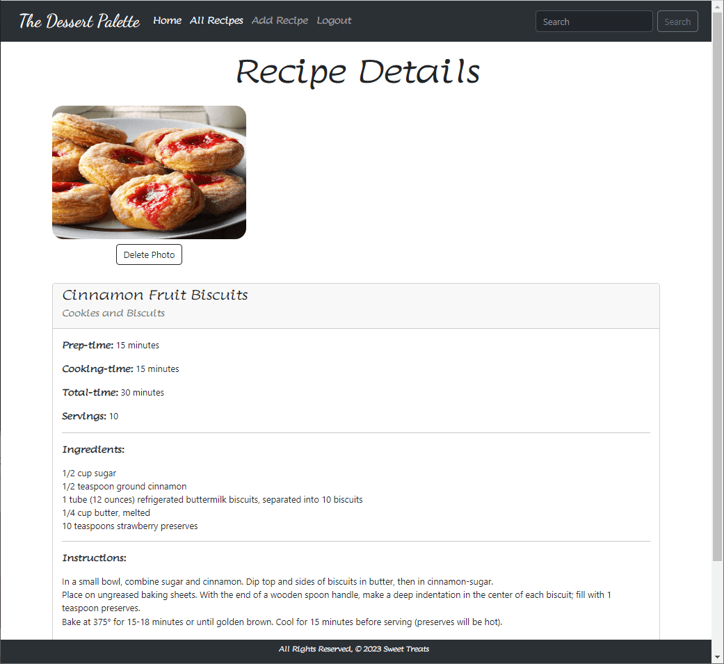 The Dessert Palette detail 2