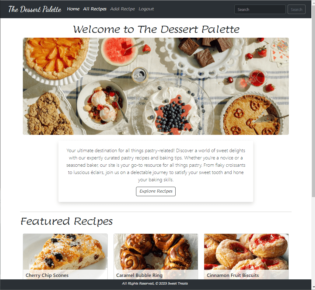 The Dessert Palette
